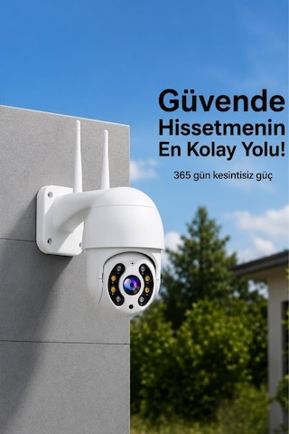Torima CMR41 Güvenlik Kamerası 360 Derece Dönebilen Wifi Akıllı Ip Kamerası