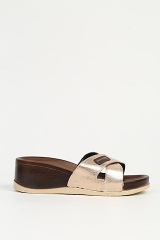 Pierre Cardin Pc-7010 Kadın Terlik Bronz