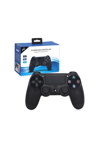 Dobe Playstation 4 Uyumlu Kablosuz Oyun Kolu Siyah - Tp4-883