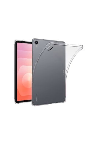 Samsung Galaxy Tab S11 Uyumlu Şeffaf Silikon Kılıf Anti-shock Darbe Emici Koruma Silikon