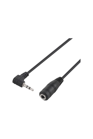 Sones 2,5 Mm Erkek Dirsek - 3,5 Mm Dişi Ses Stereo Dönüştürücü Adaptör Kablosu