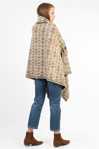 Uludağ Triko Kadın Çiçekli Kilim Desen Şal (500112958)