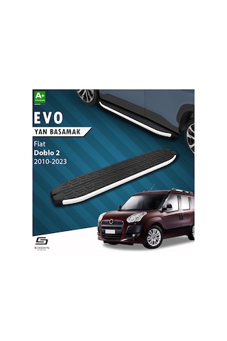 S-dizayn Fiat Doblo 2 Evo Aluminyum Yan Basamak 193 Cm 2010 Üzeri