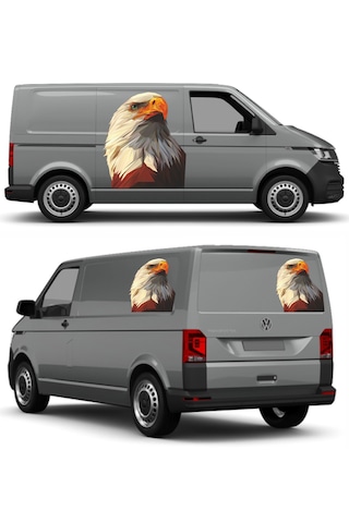 Kartal Beşiktaş Sticker - Araba Oto Motosiklet Karavan Sticker - 00280 10X9 Cm