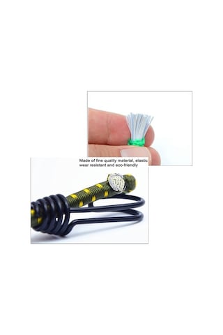 Pazly 5'li Set Kamp İpi - Çadır Sabitleme, Bagaj Bağlama İçin Esnek Dayanıklı Yeşil-siyah 150mm Çok Renkli