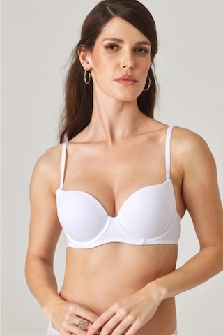 Pierre Cardin 6105 Double Pushup Sütyen BEYAZ