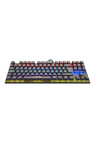 Kb-r17 Raptor Black Usb Full Rgb Led Blue Switch Lc Layout Gaming Mechanical Keyboard