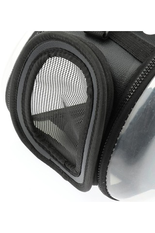 Homyl Katlanabilir Şeffaf Yavru Köpek Kedi Taşıyıcı Açık