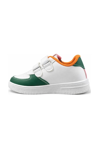 Papucumun Dünyası Günlük Bebek Çocuk Sneaker Cırt Cırt Bantlı Spor Ayakkabı Yürüyüş Ayakkabısı Yeşil