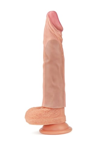 Truva Shop Lovetoy X-Tra 6 CM Dolgulu Uzatmalı Penis Kılıfı Realistik