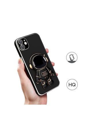 İphone 11 Kılıf Astronot Seri Stant Silikon Kapak