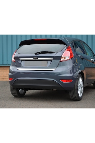 Ford Fiesta Formlu Krom Bagaj Alt Çıta 2009 Üzeri Paslanmaz Çelik N11.5292