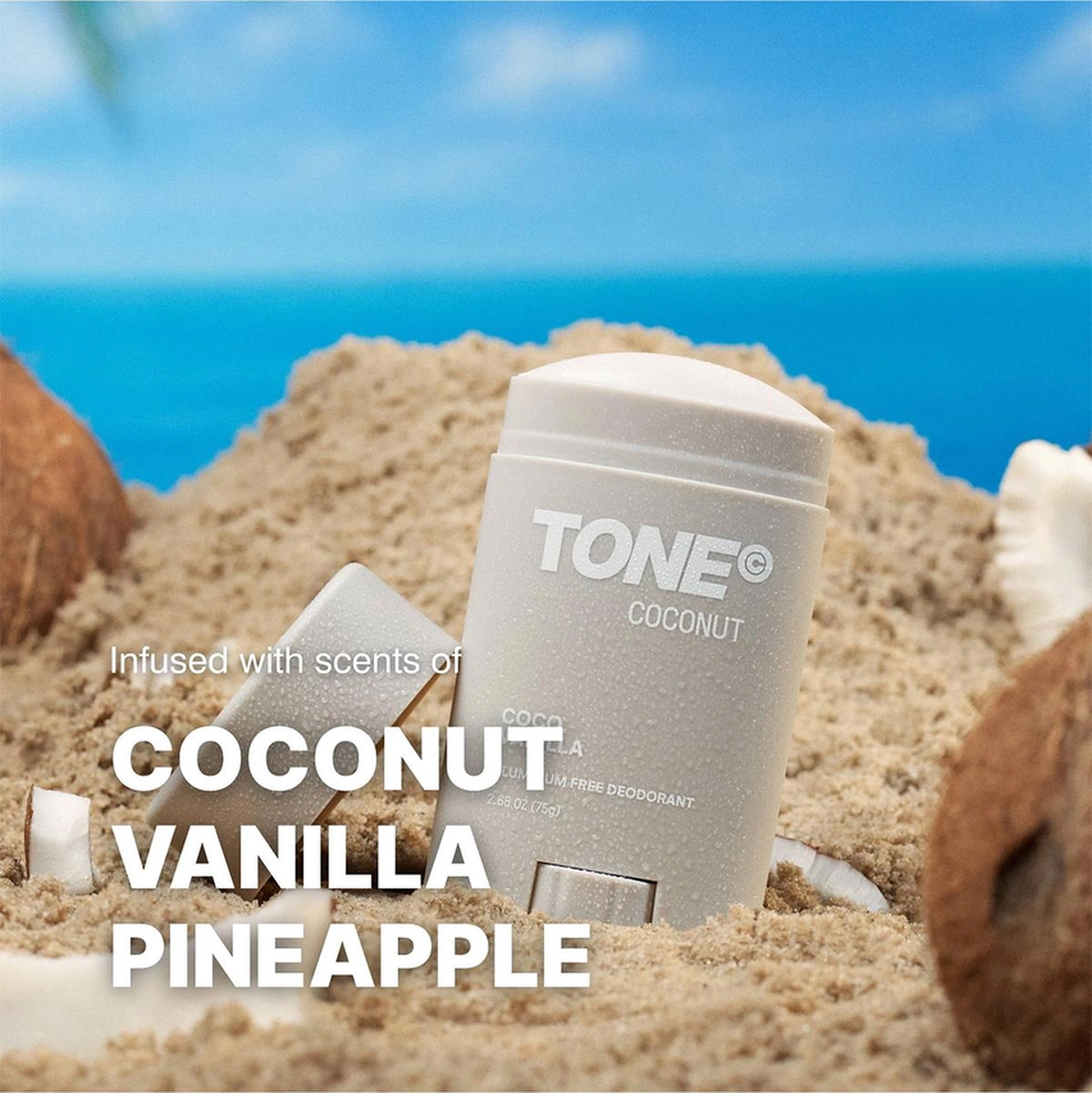 Tone Coconut Coco Vanilla Alüminyumsuz Stick Deodorant 75gr
