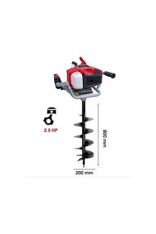 Tomking EA52P Toprak Burgu Makinesi 20 CM