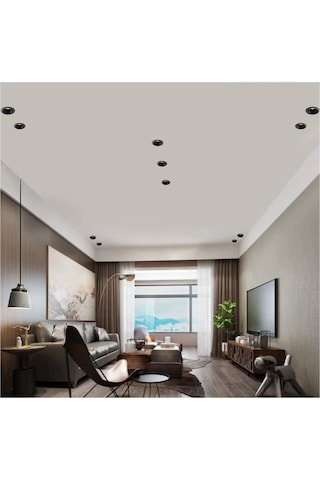 Şahnet 3w Siyah Kasa Slim Led Panel Günışığı - 4000k 2 Adet Gömme Spot Lamba Siyah