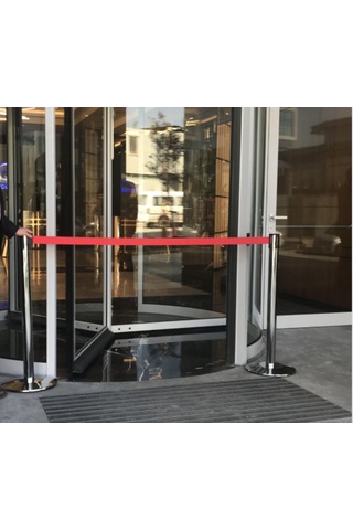 Mesafe Bariyeri - Kırmızı Şerit Yönlendirme Bariyer