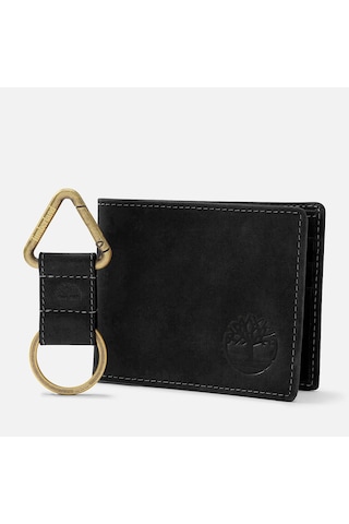 Timberland Billfold Wallet & Key Fob Gift Set Erkek Cüzdan-32700 Siyah