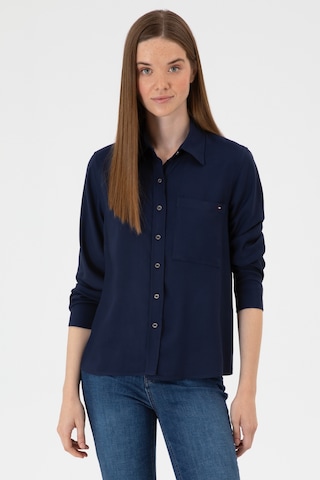 U.s. Polo Assn. Kadın Lacivert Gömlek Desenli 50316412-vr033 Lacivert