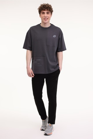 Lotto M-perla Tee 5fx Antrasit Erkek Kısa Kol T-shirt Gri