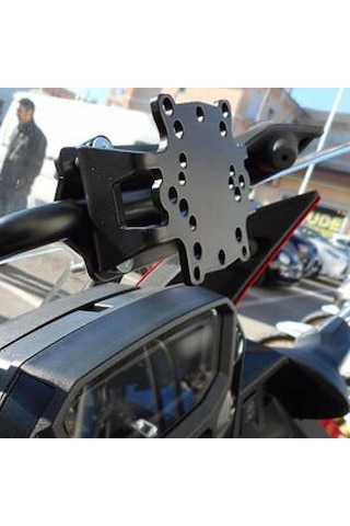 Yifomall Yamaha Tenere 700 İçin Çelik Motor Gps/ Akıllı Telefon/ Gopro Tutucu - Şok, Çizik Ve Hava Dayanıklı, 5 Dakikada Montaj, Tam Görünürlük Sağlar Diğer