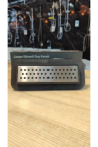 Delikli Duş Kanalı Duş Süzgeci Yer Sifonu Krom