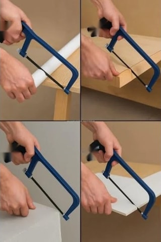 5 Yedek Bıçaklı Mini Kıl Testere Seti, Ergonomik Tasarım