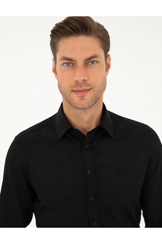 Pierre Cardin Erkek Siyah Gömlek Desenli 50298071-vr046 Siyah