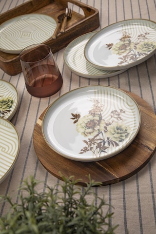 Kütahya Porselen Moderna 6 Kişilik 19 Cm Pasta Takımı Nostalji