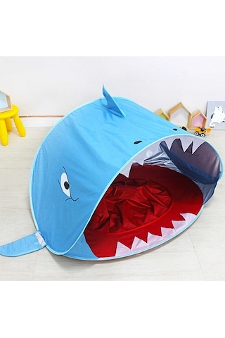 Artfulabode Up Pop Plaj Plaj Mekan Mavi Koruma Köpekbalığı İçin Güneş Dış Çocuklar Çadırı Çadırı Çadırı Bebek Ji Mavi