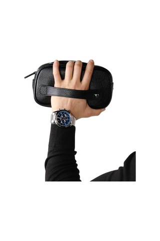 Mft Leather Hakiki Deri Unisex El Çantası Naina 1134 Flother Siyah