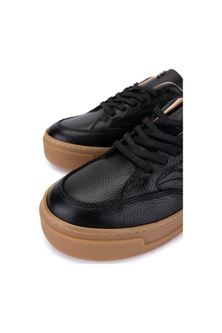 Tamer Tanca Kadın Hakiki Deri Siyah Floter Sneakers & Spor Ayakkabı 154 6801 Bn Ayk Sk25-26 Sıyah Fltr Siyah