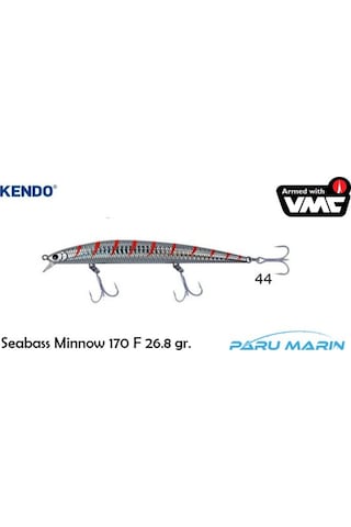 Kendo Seabass Minnow 170 26.8Gr. Floating Suni Yem No:44