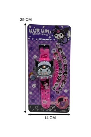Çocuk Kuromi My Melody Cinnamorall Figürlü Dijital Kol Saati
