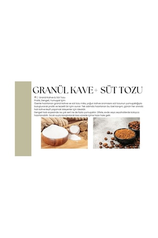 Kadirlihazarbey Granül Kahve 100 Gr+ Hediye Süt Tozu 100 Gr Öğütülmüş