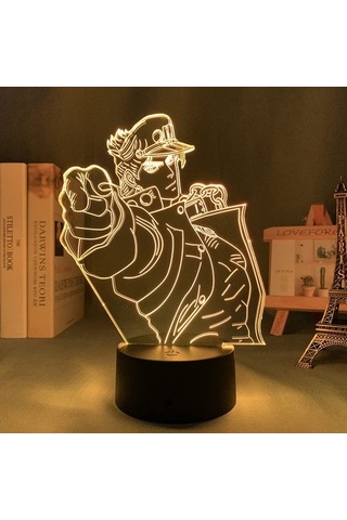 Wealthglow Renk Değiştiren 3d Dekoratif Şekilli Led Lamba - 12 Cm 3lhxyo Siyah