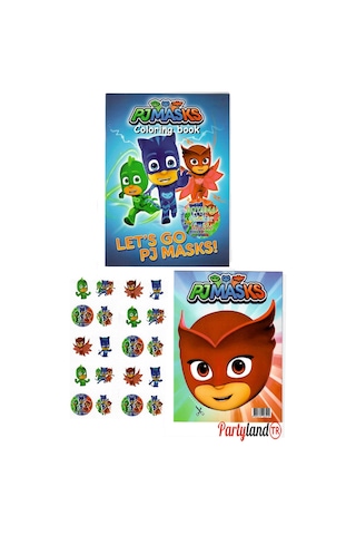 Pj Maskeliler Pj Masks Boyama Kitabı 3'lü Boyama , Sticker , Mas Pj Maskeliler Pj Masks Boyama Kitabı 3'lü Boyama , Sticker , Mas