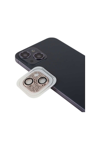 Apple Uyumlu iPhone 13 Mini Zore Cl-08 Kamera Lens Koruyucu Pembe