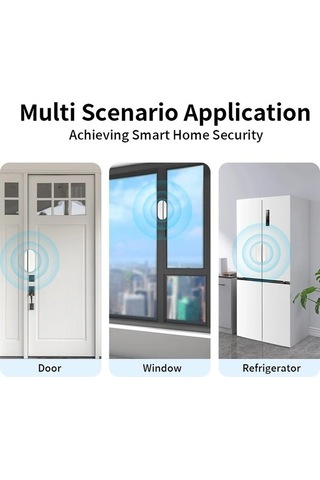 Moly Turkishmeian Zigbee Kapı Ve Pencereler Sensörü Tuya Wifi Açık/yakın Dedektörü 1 Adet Ev Teknolojisi Sensörü/turkish