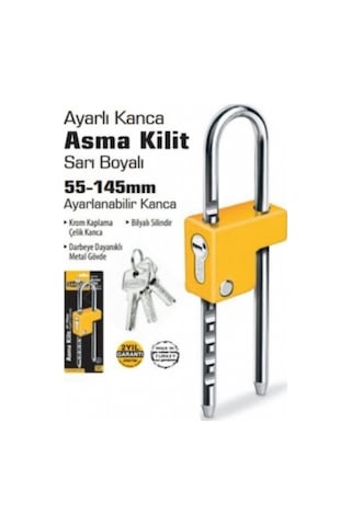Şah Kilit Ayarlı Asma Kilit 55 145 MM