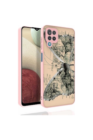 Galaxy M33 Kılıf Desenli Kamera Korumalı Parlak Zore Nora Kapak NO4