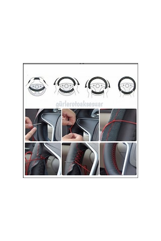 Renault Clio 4 Dikmeli Direksiyon Kılıfı A+Plus ( 38×11Cm )