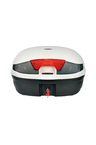 Arwic 46 Lt Motosiklet Çantası Beyaz Topcase