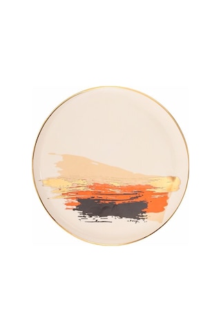 Porland Dash Düz Pasta Tabağı 21cm 04ALM007906