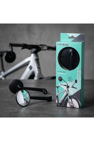 Pratik Montaj Yolculuk Ayna 360 Derece Dönebilen 2 Adet Yuvarlak Gidon Üstü Bisiklet Aynası