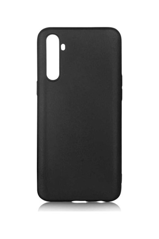 Realme 6 Pro Kılıf Zore Premier Silikon Kapak-Siyah