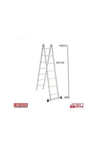 Beykon 7+7 Alüminyum Katlanır Çok Amaçlı Merdiven