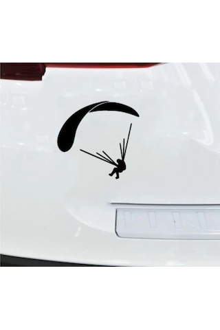 Yamaç Paraşütü Sticker Dalış Paraşütcü Sticker