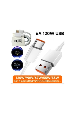 120w Type-c Turbo Şarj Destekli Hızlı Şarj Kablosu 120w/67w/33w Typec Turbo Şarj Kablo Uyumlu01