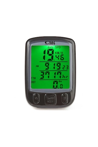 Sunding Sd563 Bisiklet Km Hız Sayacı Su Geçirmez Lcd Ekran Siyah