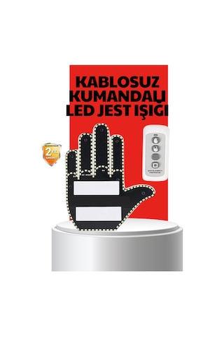 Uzaktan Kumandalı Led Jest Işığı 3 Farklı Hareket Modu Çok Renkli